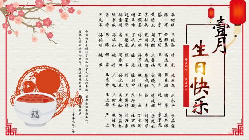 【生日祝?！抗ё?月生日的員工生日快樂！