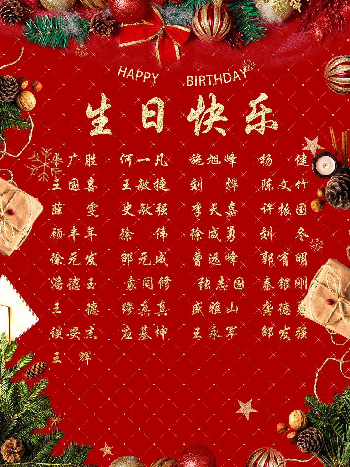 【生日祝?！抗ё?2月生日的員工生日快樂！
